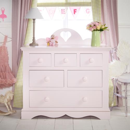 Baby girl chest of shop drawers